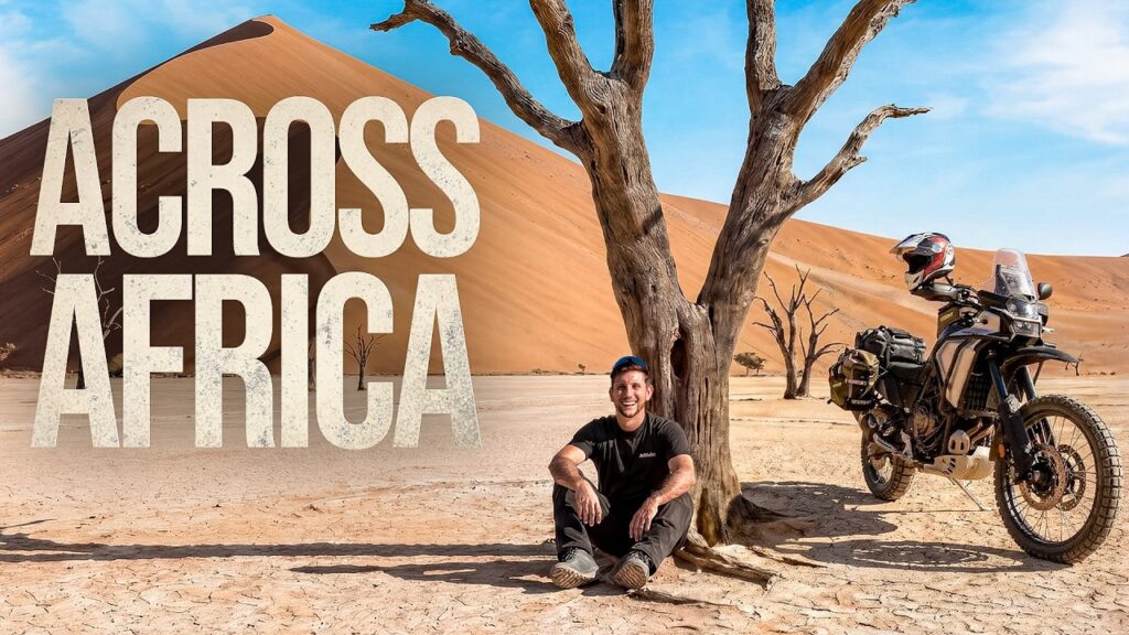 Riding around Namibia doesn’t seem Real | 10,000km Motorcycle Trip Ep.3